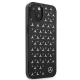 Mercedes iPhone 13 mini Case Silver Stars Pattern, Black