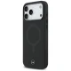 Mercedes iPhone 17 Pro Max Case Plain Smooth Leather MagSafe, Black