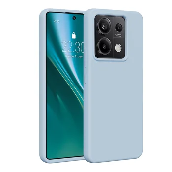 Etteri Silicone Case for Xiaomi Redmi Note 13 Pro 5G, Light Blue