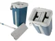 Flat Mop with Bucket and 2 Microfiber Pads