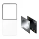 Samsung Flipsuit Case for Samsung Galaxy Z Flip 8 with LED Card, Black