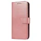 Wallet Book Case for Samsung Galaxy A03s (166.5) with Stand Function, Pink
