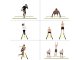 Training ladder for coordination exercises, 6 m, yellow