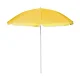 Adjustable Beach and Garden Umbrella with UV Protection, 150 cm, Yellow