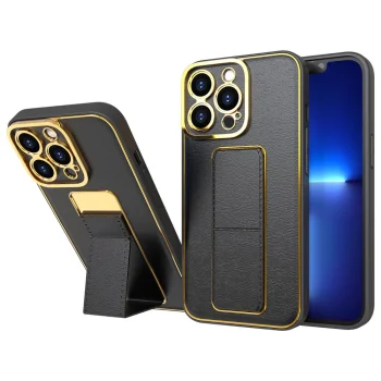 Phone Case for iPhone 13 Pro Max with Stand, Black