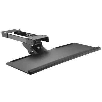 Maclean MC-757 Under-Desk Keyboard Tray, Black