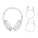 Baseus Encok D02 Pro Wireless Bluetooth Over-Ear Headphones, White
