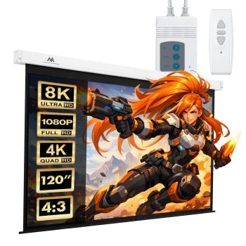 Maclean MC-593 Electric Projector Screen 120" 240x180 4:3