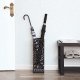 Leobert Modern Umbrella Stand, Black