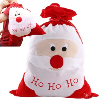 Large Christmas Gift Bag, Red