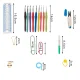 Maaleo 25885 113-Piece Crochet Set with Yarn and Bag Multicolor