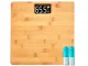 Bamboo Electronic Bathroom Scales with LCD Display, 180 kg