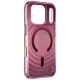 Uniq Coehl Vela Magnetic Charging Case for iPhone 18 Pro / 17 Pro, Burgundy