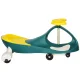 Swing Fix S3 Gravity Ride-On Toy with LED Wheels, Green/Yellow