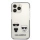 Apple iPhone 13 Pro Max 6.7\" Karl Lagerfeld Karl&Choupette Case Cover (KLHCP13XTPEKCW), White