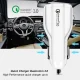 Maclean MCE478 W Car Charger, 2x USB, QC 3.0, 30W, White