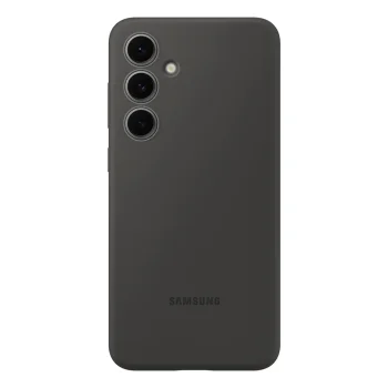 Original Samsung Galaxy S24 FE ( SM-S721B/DS ) Silicone Cover Gel Case, Black (EF-PS721CBEGWW)