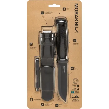 Morakniv Garberg BlackBlade Outdoor Knife with Survival Kit