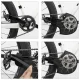 Rockbros D76 Crankset Transport Cover - Black and Gray