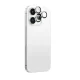 AmazingThing Camera Lens Glass with Aluminum Frame for iPhone 16 Pro / 16 Pro Max - Silver