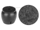 Silicone Chair Leg Caps with Felt 12-16mm, Black, 16 pcs