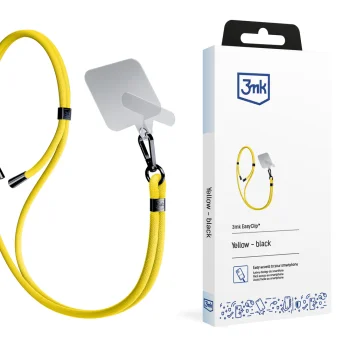 Smartphone Lanyard 3mk EasyClip, Yellow