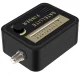 Satellite signal meter with audio indicator and backlight