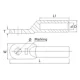 Aluminium Cable Lug for 35mm² Cable, 10 pcs