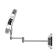 Humanas HS-BM01 Bathroom Mirror with LED Lighting, Silver