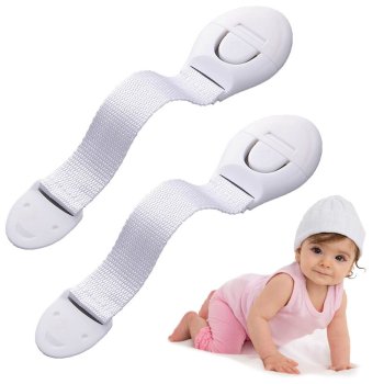 Child Safety Cabinet and Drawer Locks with Latches, 2 Pack