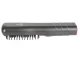 Cordless 2-in-1 Electric Hair Straightener Brush, Grey