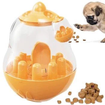 Interactive Dog Toy with Treat Dispenser, Mixed Colors