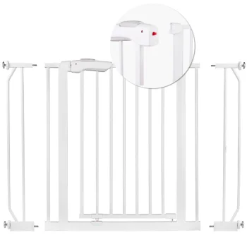 Nukido 718000 Child Safety Gate, 75-105 cm, White