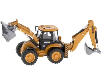 H-Toys 1704 Die-Cast Metal Backhoe Loader 1:50