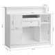 Gabbiano G26W Reception Seller Desk for Beauty Salon, white