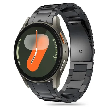 Tech-Protect Stainless Strap for Samsung Galaxy Watch 4 / 5 / 6 / 7 / FE, Black