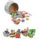 Magnetic Fishing Game and Puzzle Set in a Bucket