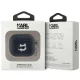 Karl Lagerfeld Monogram Choupette Head Case for AirPods 3, Black