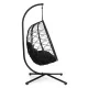 MultiGarden Hanging Egg Chair with Stand, Cushions Included, 120 kg Capacity