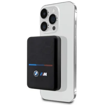 BMW M Collection MagSafe 5W 3000mAh Wireless Power Bank, Black