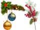 Decorative Christmas Branch, Rowan Berries Sprig, 28 cm