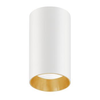 Maclean MCE458 W/G Surface Mounted Spotlight GU10, White/Gold