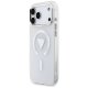 Guess IML Gradient Triangle Logo MagSafe Case for iPhone 17 Pro Max, Transparent