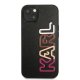Karl Lagerfeld Multipink Brand iPhone 13 Case - Black