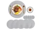 Round Braided Table Placemat, Grey, 38 cm