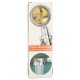 Water Saving Shower Head with Filter, Silver/Gold, without Hose