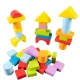 Kruzzel Wooden Blocks, 100 pcs with Bucket and Sorter