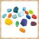 Kruzzel Wooden Blocks / Stones, 16 pcs