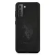 Samsung Galaxy S21+ Plus (SM-G996B) US Polo Silicone On Tone Case Cover (USHCS21MSLHRTBK), Black