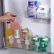 Adjustable Refrigerator Drawer Organizer, 4 pcs, Transparent